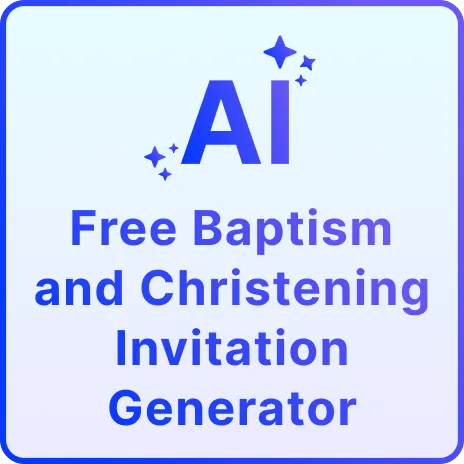 Free AI Baptism & Christening Invitation Generator, Free Online Invitation Maker Free AI Baptism & Christening Invitation Generator, Free Online Invitation Maker